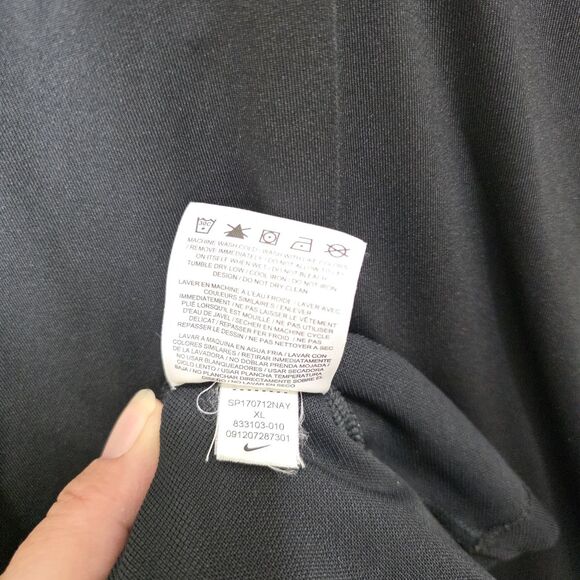 NIKE GOLF Polo Dri-FIT Black Red White Mens Standard Performance Shirt  XL - Picture 6 of 6